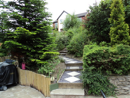 escalier de jardin