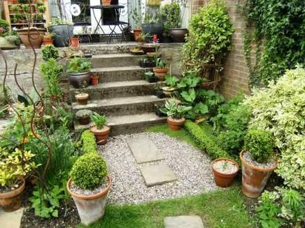 escalier de jardin