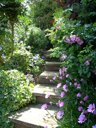 escalier de jardin