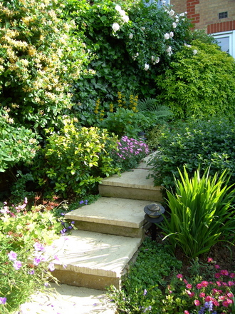 escalier de jardin