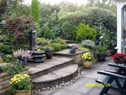 escalier de jardin