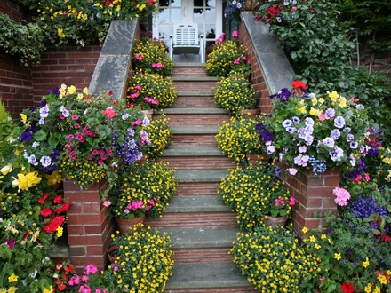 escalier de jardin